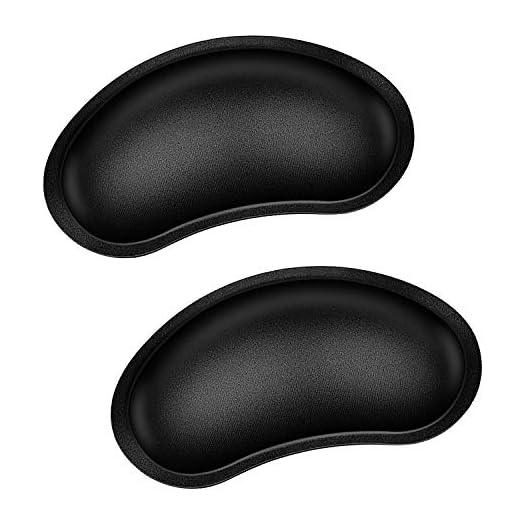 Mouse Wrist Rest, Canjoy 2 Pack Memory Foam Soft Fabric Mouse Wrist Rest Pad Support Cushion with Anti-Skid Rubber Base,Ergonomic Pain Relief Mouse Hand Rest for Gaming,Office, Computer,Laptop(Black)