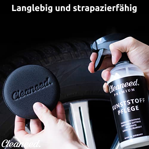Cleaneed Premium Applikator Pads [8 STÜCK] – Extra weich und Oberflächenschonend– Universal Einsatzbar, Ideal zur Auto Politur und Wachs, Lederpflege, Innenraum Schwamm, Polierpad, Applikationsschwamm