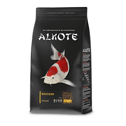 AL-KO-TE, 2-Jahreszeitenfutter für Kois, Herbst / Frühjahr, Schwimmende Pellets, 3 mm, Hauptfutter Wheatgerm, 3 kg Cover