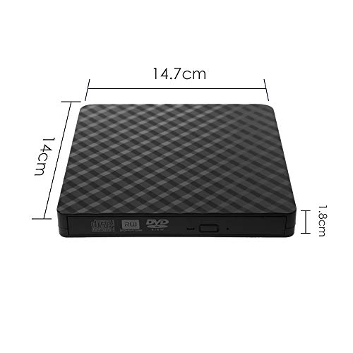 Docooler Drive Bandeja de CD USB 3.0 Portátil Ultra Fino Externo Óptico ODD Caddy Gravador Leitor de