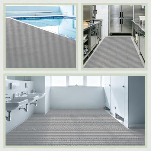 Evita resbalones con la alfombra de drenaje de PVC 3