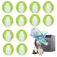 12 Stücke Tierhaarentferner Waschmaschine,Wiederverwendbar Fusselbälle Waschmaschine,Entfernt Tierhaare,Fusseln,Haarfänger Flusensiebe,Waschmaschinenzubehörr,Effektiver Fusselball Und Fusselfänger