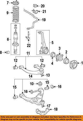 Genuine Toyota Parts - Absorber Assy, Shock (48520-80232)