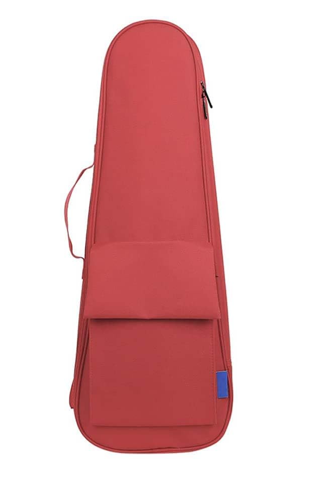 Ukulele Durable Case Bag Cover 24 Inch Red Color Compatible for 24 to 26 Inch Guitar-picture-31