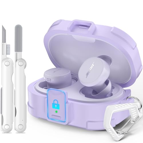 Safety Lock Case for Bose QuietComfort Earbuds Case(2024),Military-Grade Drop Protection