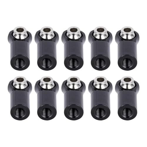 Juntas de bolas para 1/10 RC Crawler Axial SCX10 TRX4 repuesto de junta esférica M4 negro