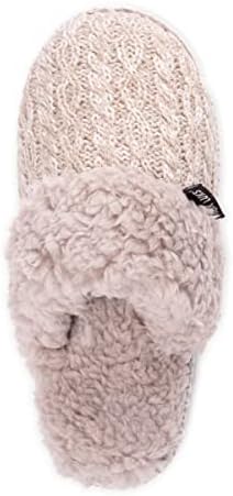 MUK LUKS Women's Frida Scuff Slippers, Fairy Dust/Ivory, 9-10 | Image 4