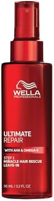 Wella Professionals Ultimate Repair Miracle Hair Rescue Haar Serum – reparierende 90 Sek. Haarkur ohne Ausspülen – entwirrendes Spray mit Anti Frizz und Anti Spliss Wirkung – 95 ml