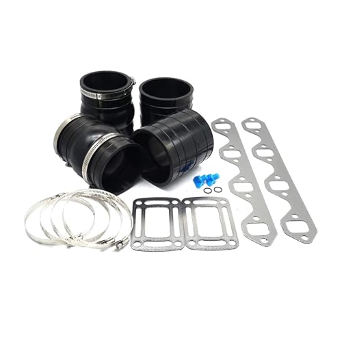 Kit soufflet de collecteur d'échappement V8 anti-corrosion pour moteur hors-bord