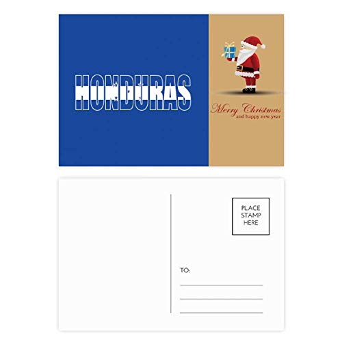 Cartes postales Honduras Père Noël pour décorer vos tables de fête en lot de 20