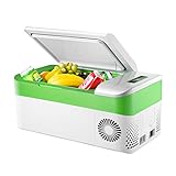 oszillometrischer index  15-l-Autokühlschrank Mit Digitaler Touch-Steuerung, Mini-Schutz Für Kleinen Kühlschrank/Oszillator, Kompressorkühlung, -0,4 ° F ~ 50 ° F, DC12 / 24V, Weiß