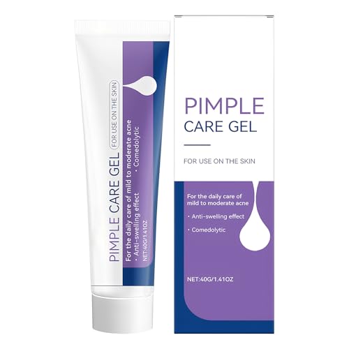 Gel para Granos | Crema Facial Calmante de 40 Gramos,Gel Renovador - Para Uso Diario y Nocturno Antes de Dormir