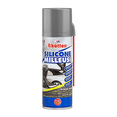 Silicone Milleusi, Lubrificante Fine, Elimina Cigolii, Scivolante, Facilè, 200ml, Spray