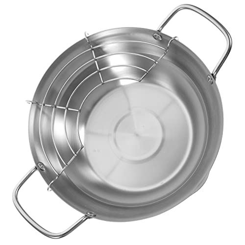 VALICLUD Mini Friteuse Japonaise 28 Cm En Acier Inoxydable 304 Revêtement Antiadhésif Multifonction Pour Induction La Cuisine Familiale Et Restaurants