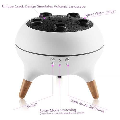 Humidificador Difusor Jellyfish 250ml con Luz LED miniatura 6
