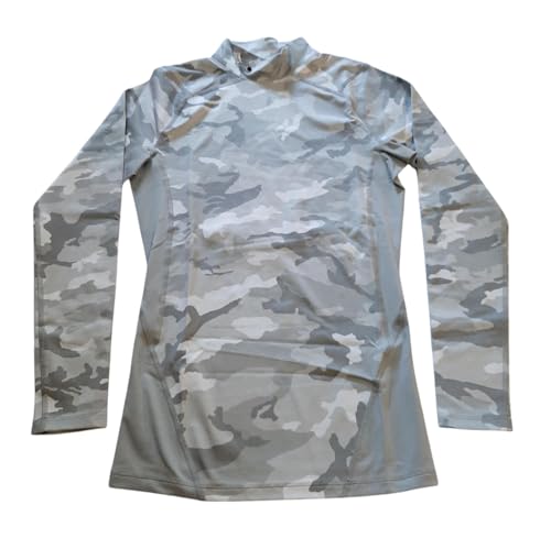 Under Armour Men's DSG CGI Camo Compression ColdGear Long Sleeve T-Shirt (US, Alpha, Medium, Regular, Regular, Camo Gray/White)