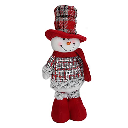 Bonecos de neve decorações de Natal, pelúcia inovadora de Natal para decorações de Natal para presen