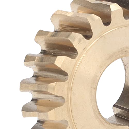 Schneckenrad-Ersatzteil, 20T Messing Schneckengetriebe Zubehör für Kraftübertragung für MTD 917‑04861 20T 717‑04449 717‑04861 717‑0528