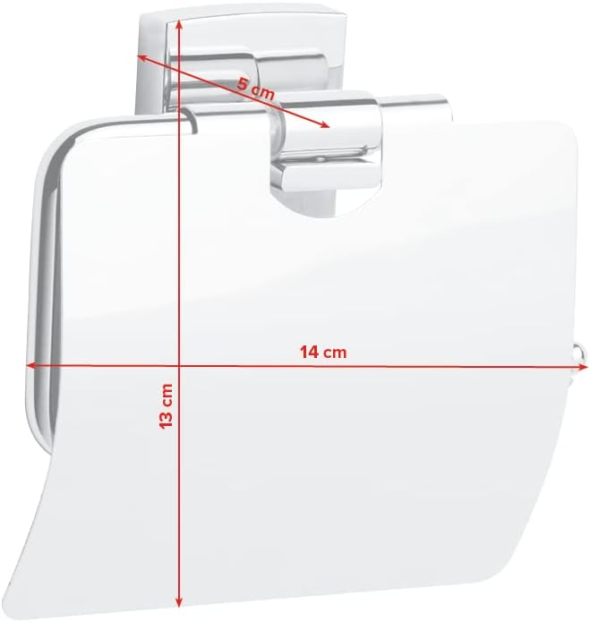 tesa 40259-00000-00 Toilet Paper Holder, Silver