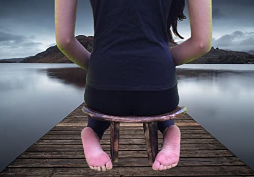 Meditation Bench- Kneeling Prayer Bench - Seiza Posture Stool - Sustainable Mango Wood - Yoga, Prayer, Gift For Her Or Him #TOP5