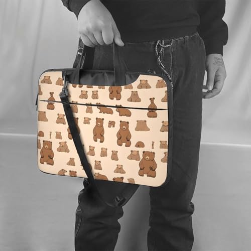 Sac ordinateur portable ours mignon : fini les rayures en transport - 2