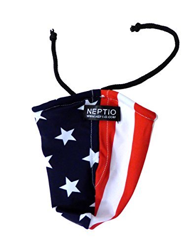 NEPTIO American Flag Men's Tanning Pouch One-Size