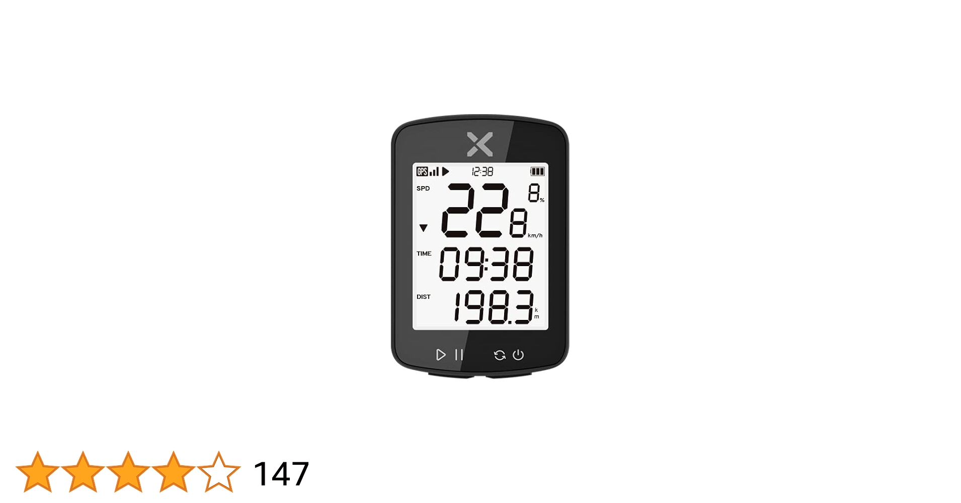 Amazon | XOSS GGen2 ブラック | XOSS | サイクルコンピューター