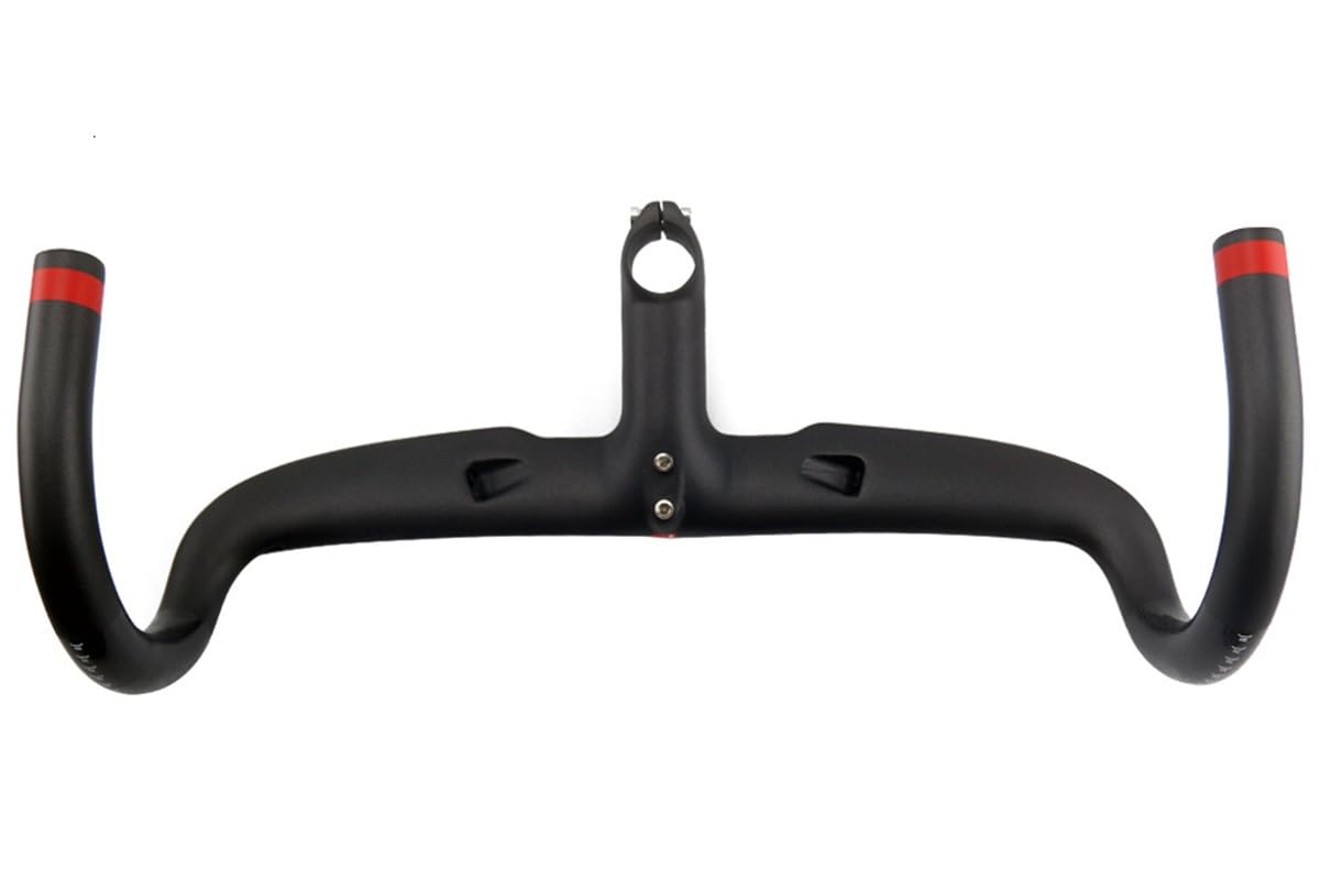 Manubrio a Corna di Toro in Fibra di Carbonio per Bici da Strada, 28,6 mm, per Bici a Scatto Fisso, Larghezza 400 mm, 420 mm, 440 mm, Compatibile con MTB, BMX, DH, XC, AM, FR (Colo