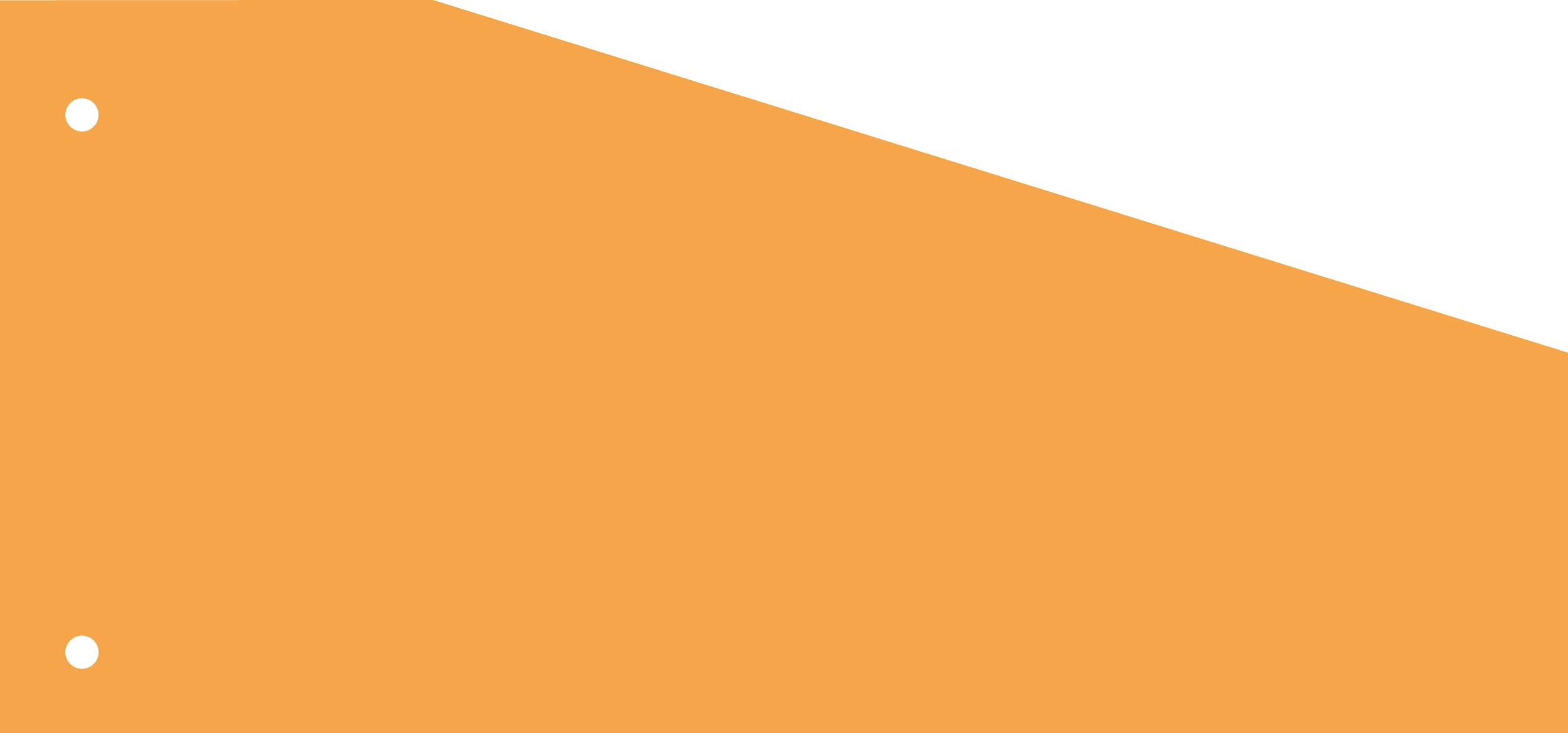 Kangaro 07070-06-TR Separator Strips Paper Orange 235 x 105 Trapezium