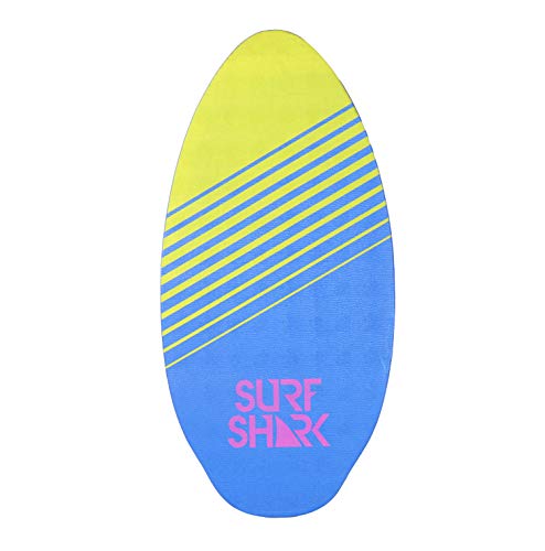 BeachMall 41 inch XL Deluxe Wood Skimboard w/EVA Traction Pad for X-Grip