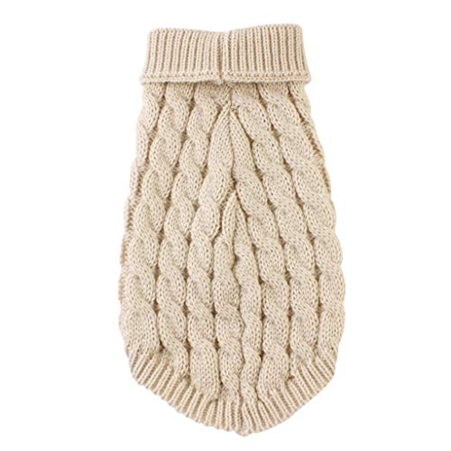 Hundepullover, Winter Warmer Hundepullover Kleine Hunde Rollkragen Strickpullover Hunde Pullover...