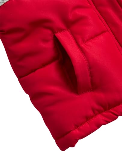 DKNY Baby Boys' Winter Jacket - Quilted Fleece Lined Puffer Parka Coat - Heavyweight Winter Coat for Infants (Sizes: 12M-24M)4