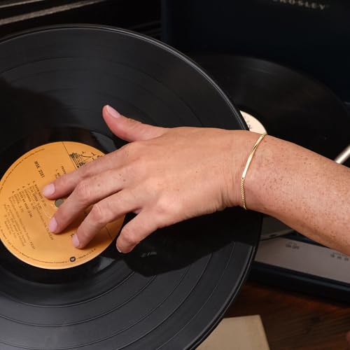 Ross-Simons 10kt Yellow Gold Curb-Link Bar Bracelet3