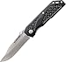 Schrade SCH215 Liner Lock Folding Knife Drop Point Blade Aluminum Handle