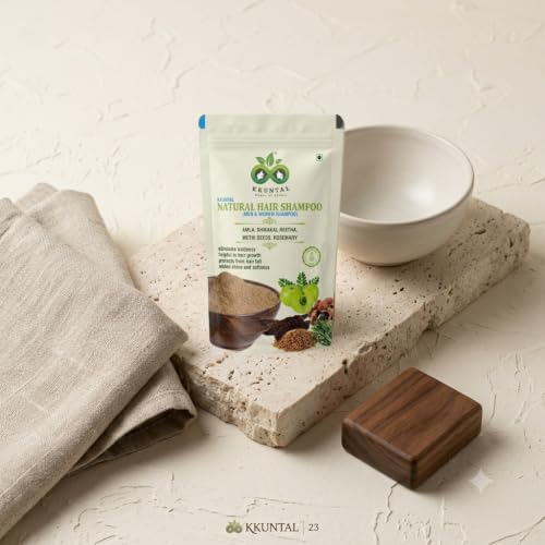 Image of Natural Hair Wash Powder | The Heritage Hair Ritual | Amla, Reetha, Shikakai, Methi & Rosemary Botanical Blend | Sulphate-Free Powder Shampoo Alternative | Helps Reduce Hair Fall & Dandruff | Supports Stronger, Healthier Looking Hair | 1000 g