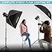 Flashpoint Studio Pro 800 III-V 800Ws R2 Monolight Strobe Flash with 30W LED Modeling Lamp, Bowens Mount Strobe Light for Photography, R2 2.4GHz Wireless Studio Light with 1.0s Max Recycle Time