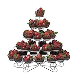 Efavormart 5-Tier Nontoxic Metal 41-Cupcake Holder Stand, Dessert Dish Tower Tray 15'