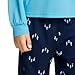 Messi Boys' Lifestyle Long Sleeve 2-piece Set, Loose-fit Top & Sweatpants, Air Blue, 6-7