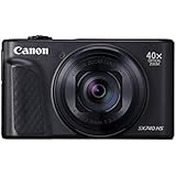 Canon PowerShot SX740 HS Digitalkamera (20,3 MP, 40-fach optischer Zoom, 7,5cm (3 Zoll) Display, DIGIC 8, 4K Ultra HD, HDMI, WLAN, Bluetooth, Blendenautomatik, Zeitautomatik), schwarz
