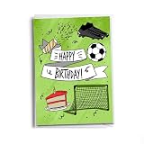 Sole Inspired Soccer Birthday Card – Sports Themed Birthday Card for Soccer Players and Coaches