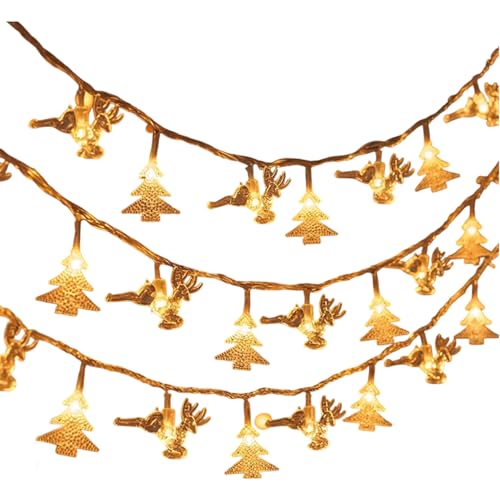 Guirlande fée de Noël LED 5m pour une ambiance cocooning au salon