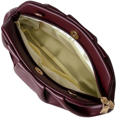 Image of Evening Bag for Women Ruched Clutch Purse Detachable Metal Chain Crossbody Bag