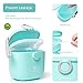 Termichy Baby Formula Dispenser, Portable Milk Powder Dispenser Container with Carry Handle and Scoop for Travel Outdoor Activities with Baby Infant, 8.8OZ, 0.55LB, 250g (Blue-2pack)