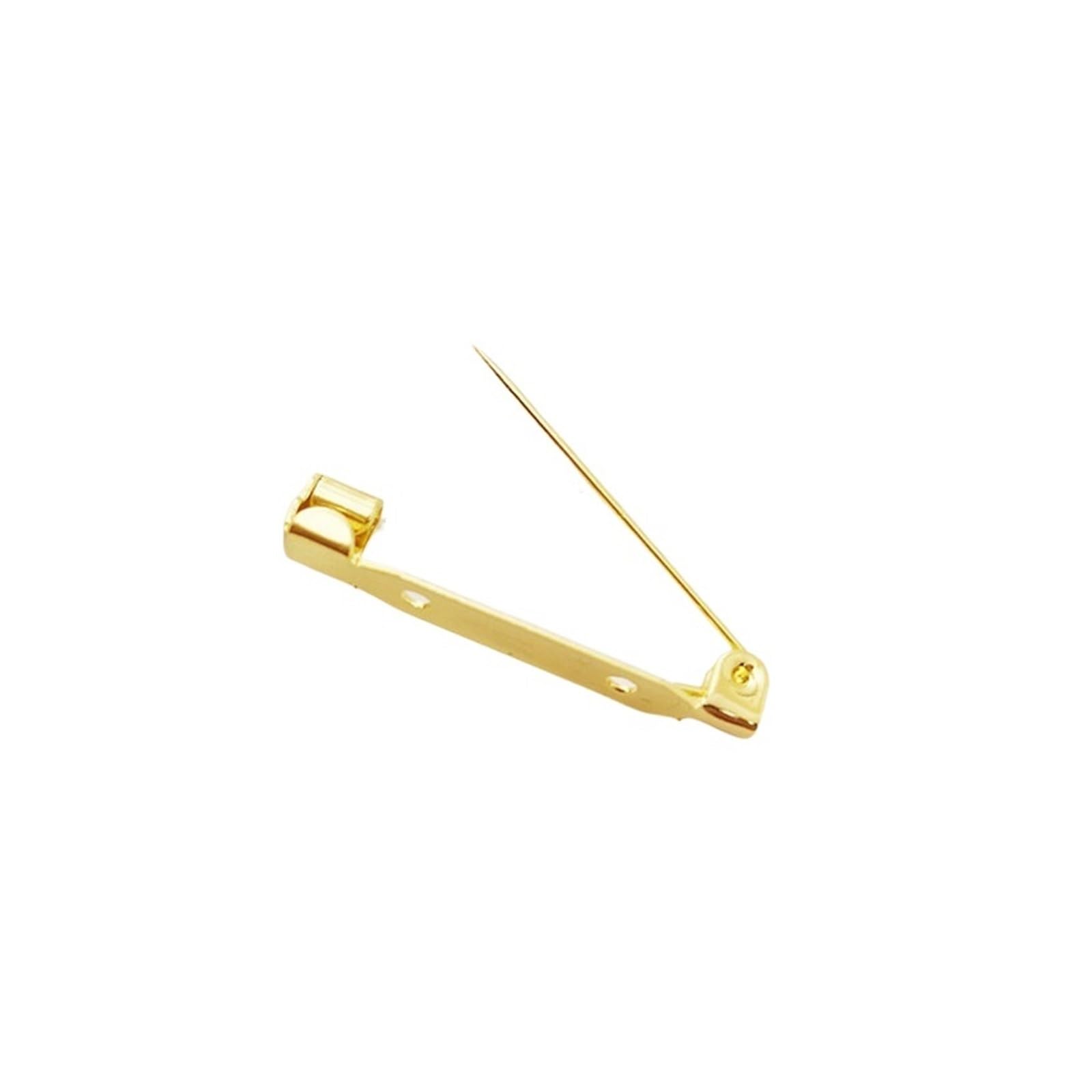 Broches magnéticos, imperdibles de Seguridad, Paquete de 10 broches de Metal Dorado con tamaño de 21/24/30 mm(24mm)