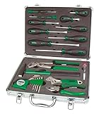 Garantía de 10 años Mannesmann - M29024 - Juego de herramientas de 24 piezas en maletín de aluminio