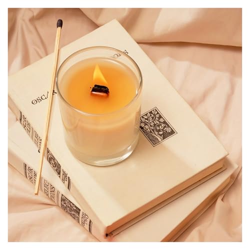 20 pzas Mechas de Madera para Velas con Soportes y Pegamento miniatura 5