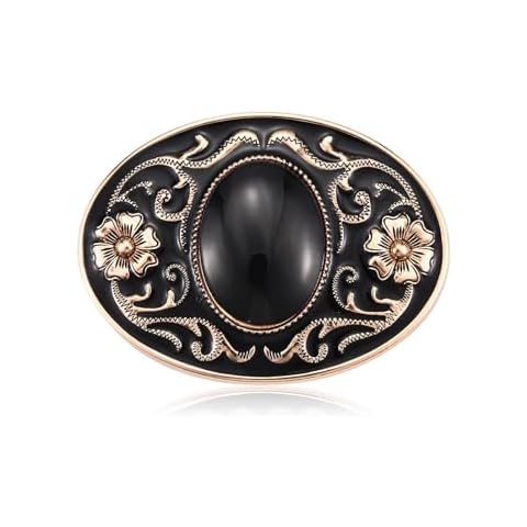 MASOP VOGU Vintage Stone Cowboy Belt Buckle Cover