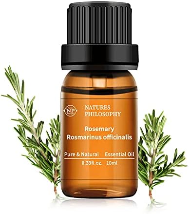Rosemary Essential Oil, 100% Pure Organic Rosemary Essential Oils for Diffuser, Massage, Soap Making