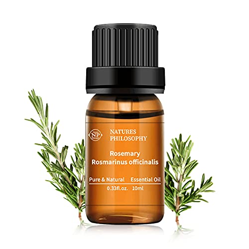 Rosemary Essential Oil, 100% Pure Organic Rosemary Essential Oils For Diffuser, Massage, Soap Making #TOP16
