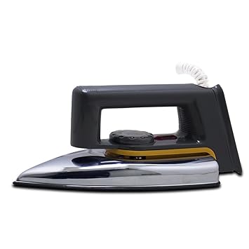 Sonashi Dry Iron SDI-6019T Lite Weight Quick Heat Dry Iron with Non Stick Soleplate Black | 1000W with 2 years warranty